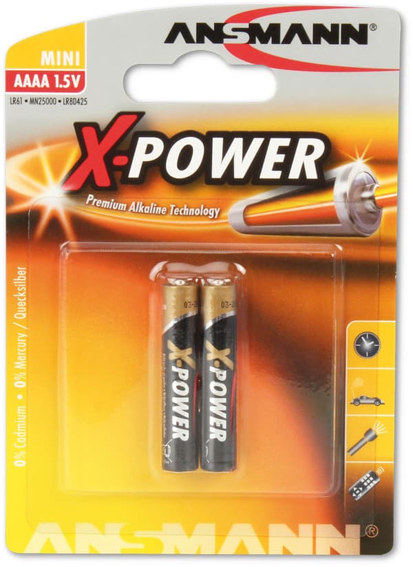 Ansmann battery X-Power LR8 AAAA 2pcs