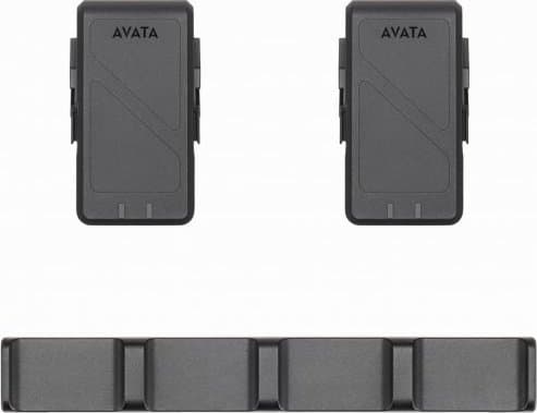 DJI Avata Fly More Kit - Akkulaturi + akku 2 x - Li-Ion - 2420 mAh - 35.71 Wh - 7C - 4 x akkujen lataus - 4 ulostuloliitintä