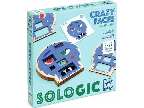 Djeco spel - Logikspel - Galna ansikten (DJ08591)