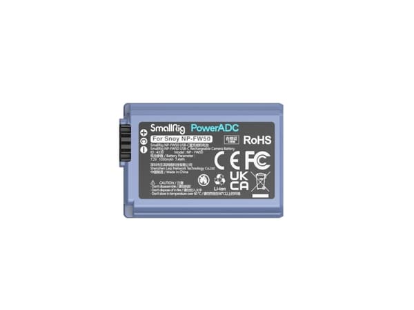 SmallRig NP-FW50, Sony, 1030 mAh, 7,2 V, Litiumioni (Li-Ion)