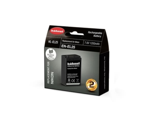 Hahnel HL-EL25, Nikon, 1200 mAh, 7,6 V, Lithium-Ion (Li-Ion)