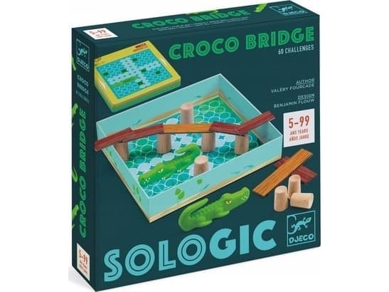 Puzzle Djeco Puzzle Game - Looginen peli - Crocodile Bridge - Krokotiilisilta