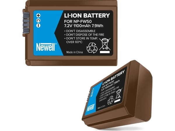 Newell batteri NEWELL erstatningsbatteri NP-FW50 USB-C for Sony