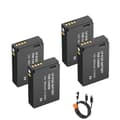 Pikkukuva 1 / 2: LP-E12 Ladattava akku, 1800mAh kapasiteetti, Type-C-syöttö Canon-kameroille,4 kpl LP-E12 akkua