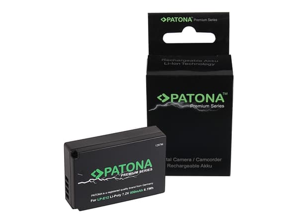 Patona batteri PATONA 1297 kamera/videokamera batteri Lithium-polymer (LiPo) 850 mAh