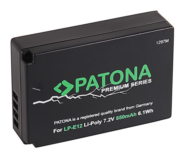Patona batteri PATONA 1297 kamera/videokamera batteri Lithium-polymer (LiPo) 850 mAh