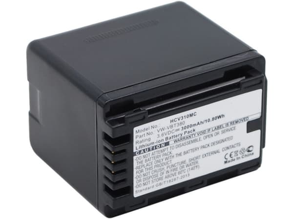 CoreParts MBXCAM-BA284, Panasonic, 3000 mAh, 3,6 V, Litiumioni (Li-Ion)