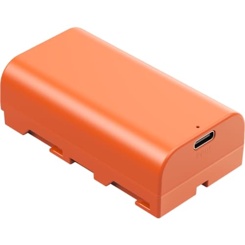 SmallRig 4971 NP-F550 USB-C Rechargeable Camera Battery Orange