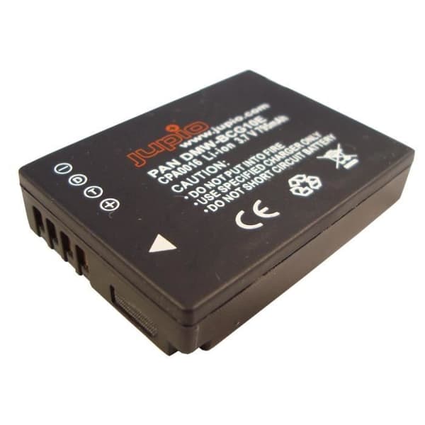 Batteri - JUPIO - CPA0016V3 - Kompatibel med Panasonic DMW-BCG10 - Litium-Ion - Svart