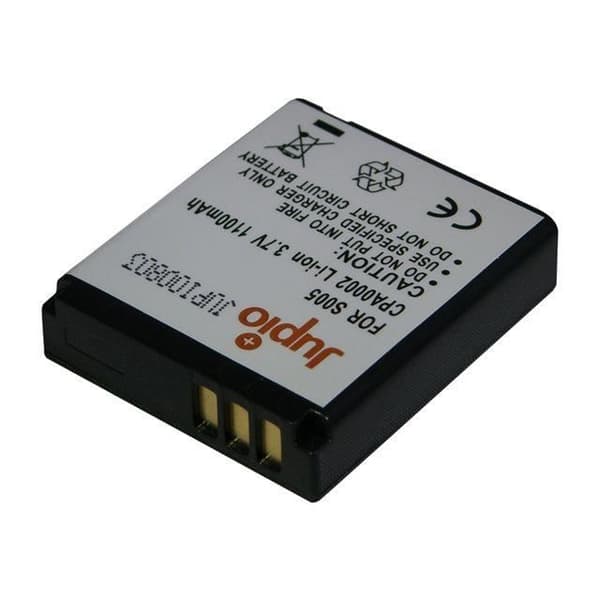 JUPIO Batteri - CPA0002 - Kompatibel Panasonic CGA-S006E/DMW-BMA7 - Svart