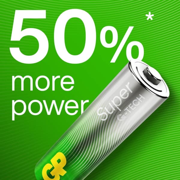 GP Batteri Super Alkaline AAA LR03 12-Pak