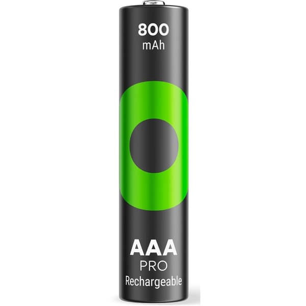 GP Batteri Recyko Pro NiMH AAA HR03 800mAh 4-Pakning