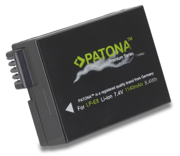 PATONA 1136, Lithium-Ion (Li-Ion), 1140 mAh, Kamera, EOS Rebel T5i, 7,4 V, 8,4 Wh
