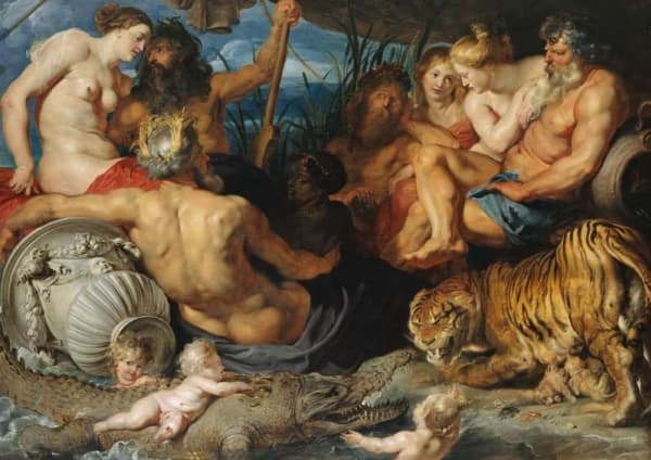 Piatnik-palapeli 1000 Rubens Vier Flusse (224369)
