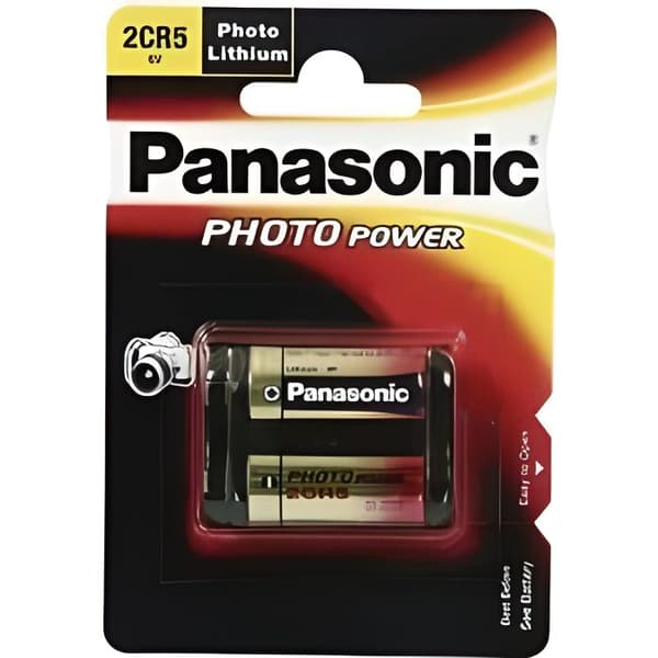 Batteri Panasonic Lithium 6V 1550mAh 1x 2CR5