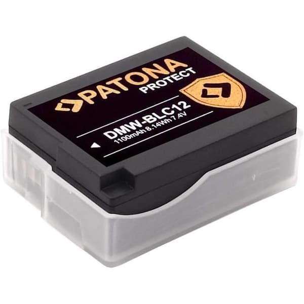 Batteri PATONA Protect V1 som ersättning för Panasonic DMW BLC12 E