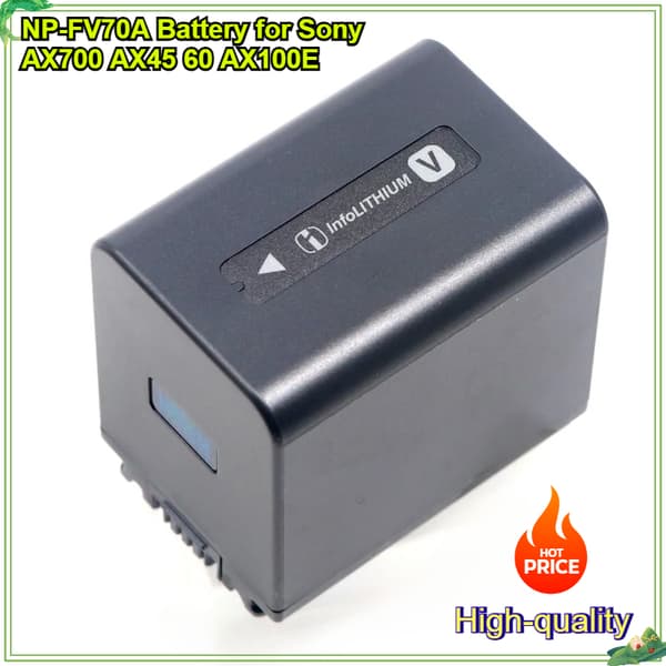 NP-FV70A Kamera Batteri, 1900mAh Kapacitet, 7.3V Spænding, Genopladeligt Li-ion