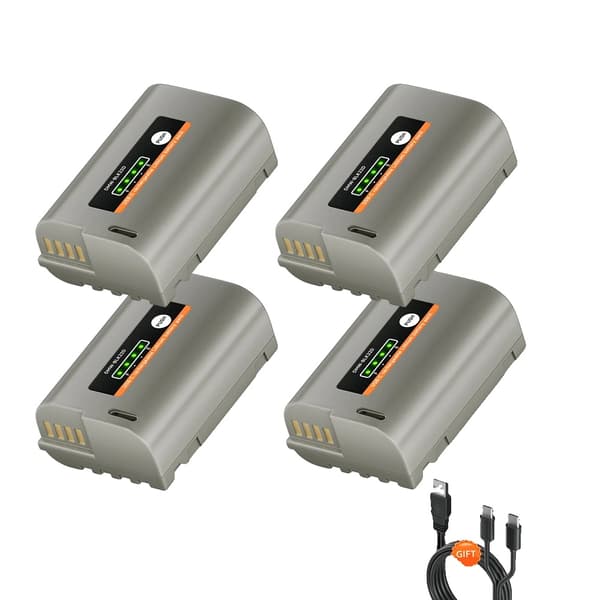 DMW-BLK22 Akun, 2500mAh Kapasiteetti, USB-C Nopea Lataus,4 kpl akkua