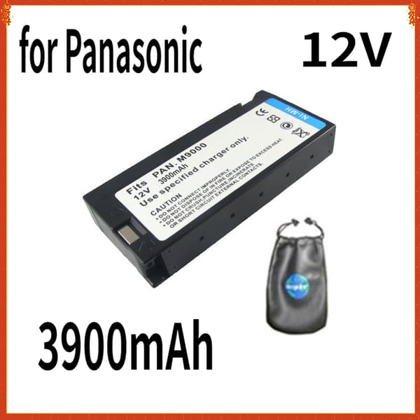 Kamerabatteri, 12V spænding, 3900mAh kapacitet, CE-certificeret