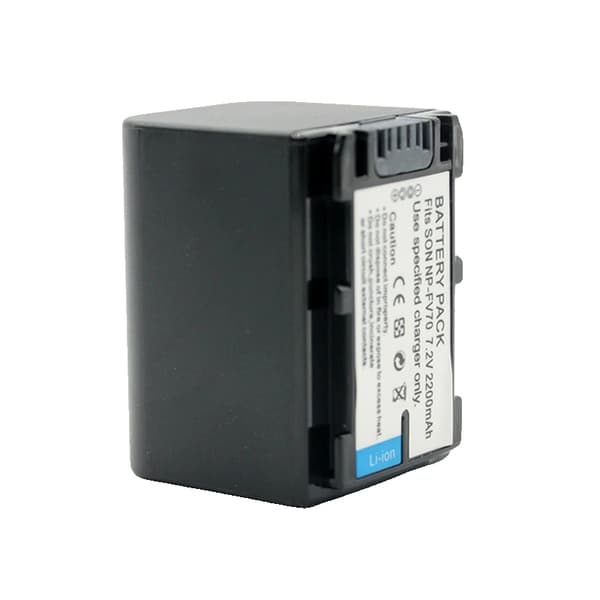 Kamerabatteri NP-FV70A, 2200mAh kapacitet, 7.3V spänning,2 st