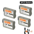 Miniatyrbillede 2 af 2: EN-EL15H Genopladeligt Batteri, 2450mAh Kapacitet, Type-C USB Indgang,4 STK batteri