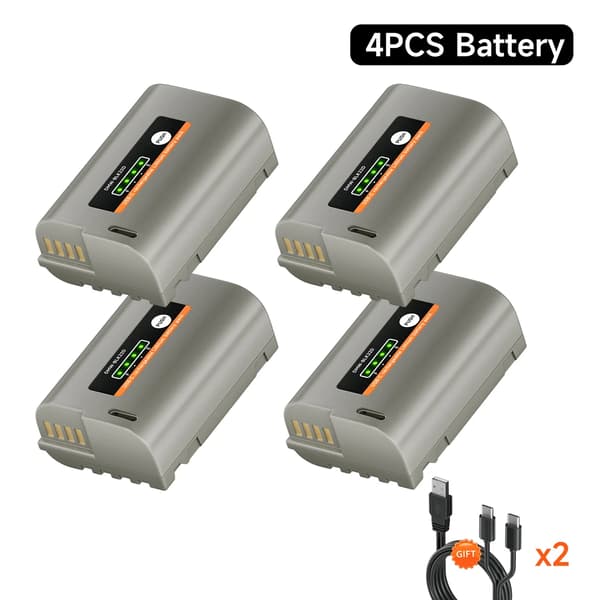 PALO DMW-BLK22 Batteri, 2500mAh Kapacitet, 120 Minutters Opladningstid,4 stk batteri