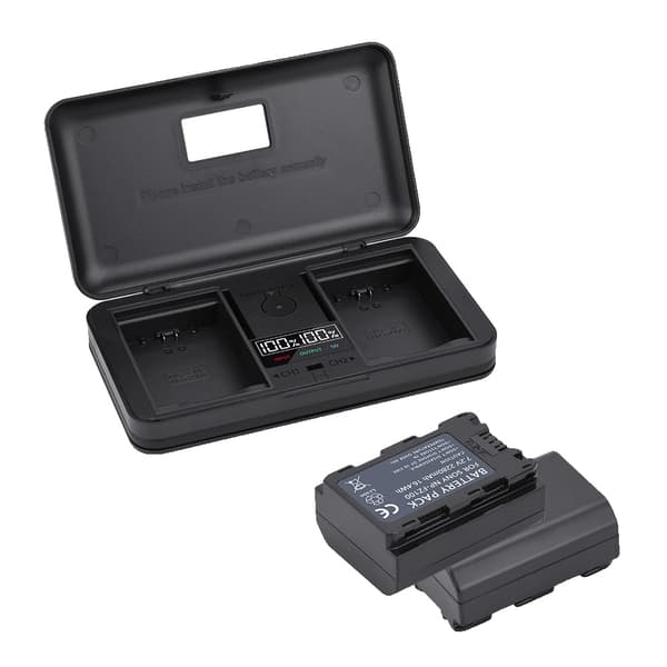 PALO NP-FZ100 Akun, 2280mAh Kapasiteetti, Yhteensopiva Sony Kameroiden Kanssa,2 kpl ja laturi