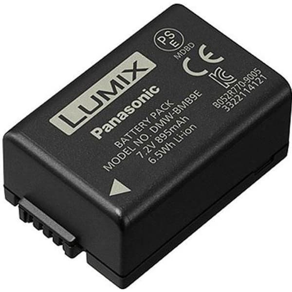 Panasonic Lumix DMW-BMB9E | Uppladdningsbart batteri 7,2V, 895mAh, 6,4Wh för Lumix FZ82 - Svart, högpresterande