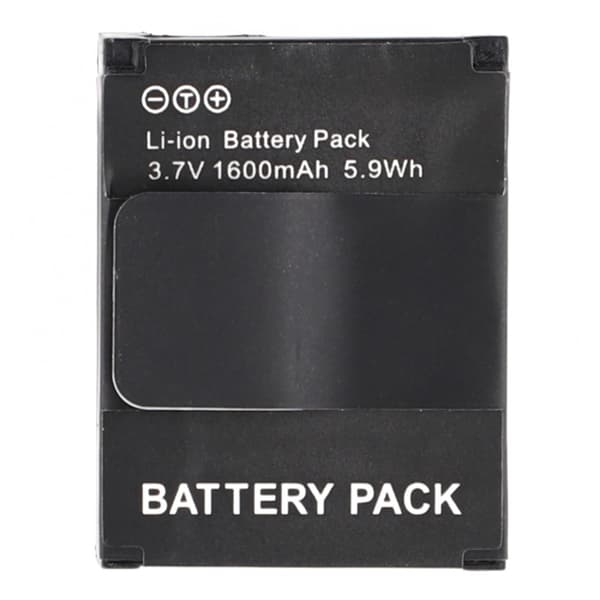 Batteri til GoPro Hero 3 kamera 3,7V 1600mAh AHDBT-201/301 erstatningsbatteri