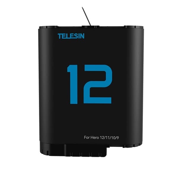 TELESIN S0-ECB-02-TGP batteri til GoPro Hero 12 11 10 9 1720mAh udskiftning