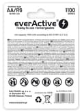 Miniatyrbillede 2 af 2: Genopladelige batterier everActive Ni-MH R6 AA 1100 mAh Infinity Line - 4 stk.