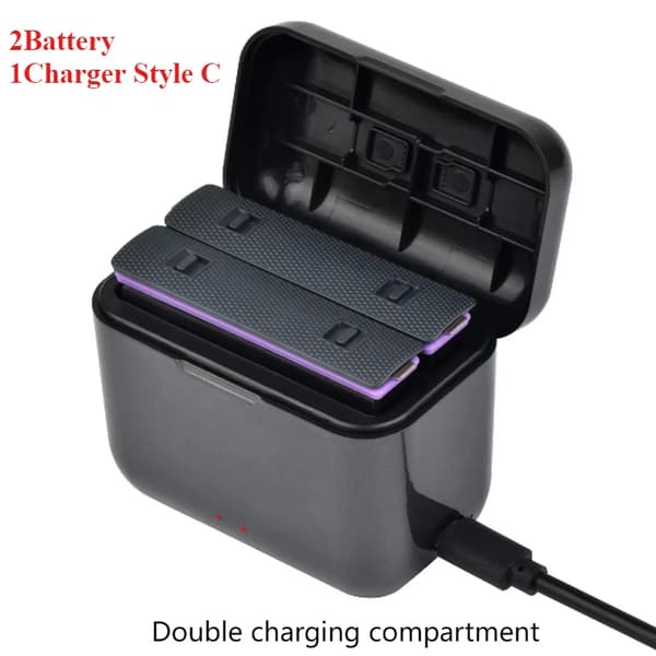 Insta360 X4:n akku, 2500mAh kapasiteetti, nopea latausvaihtoehto,2akku 1laturi C