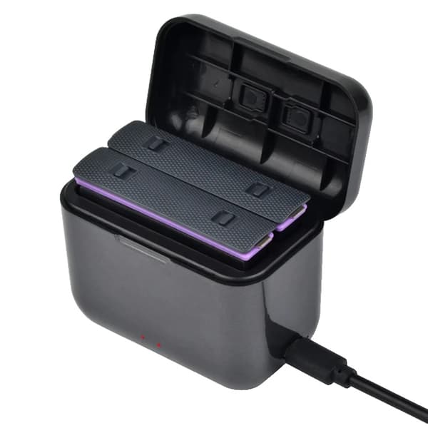 Insta360 X4:n akku, 2500mAh kapasiteetti, nopea latausvaihtoehto,2akku 1laturi C