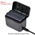 Miniatyrbillede 2 af 2: Batteri til Insta360 X4, 2500mAh kapacitet, hurtigopladningsmulighed,2batteri 1oplader C-a