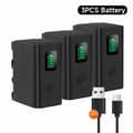 Miniatyrbillede 2 af 2: NP-F750 Kamera Batteri, 6000mAh Kapacitet, Dobbelt Opladningskompatibilitet,3 PCS Batteri