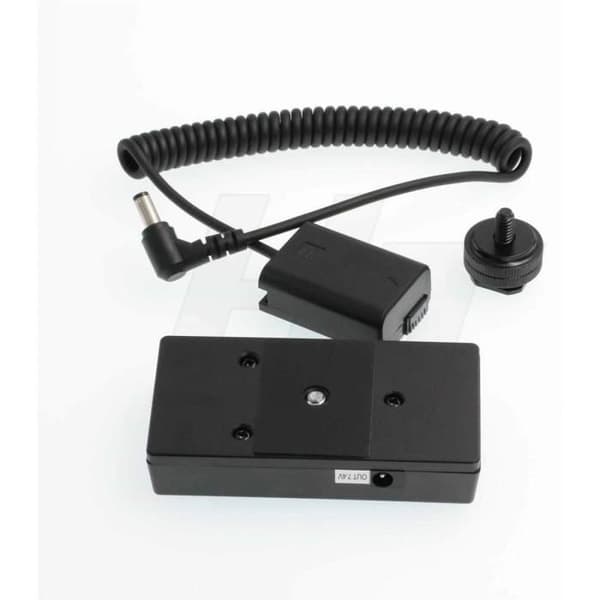 HangTon monteringsplatta för NP-F970 770 batteri till NP-FW50 kabel för Sony ZVE10 Alpha NEX Series, A7 A7M2 A7R