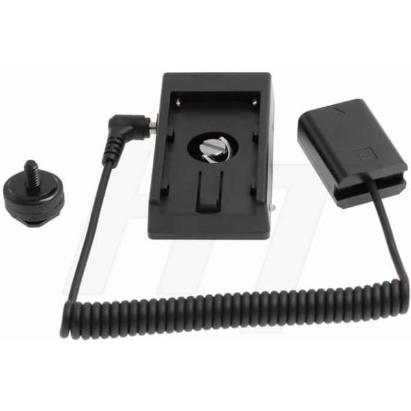 HangTon monteringsplatta för NP-F970 770 batteri till NP-FW50 kabel för Sony ZVE10 Alpha NEX Series, A7 A7M2 A7R