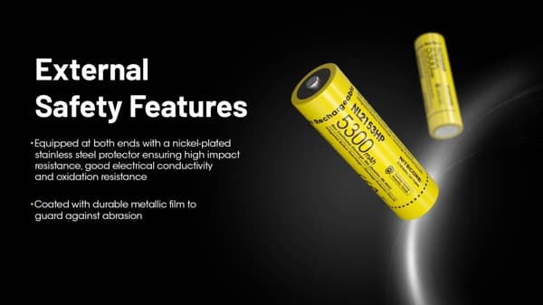 BATTERI LI-ION 3,6V/NL2153HP (5300MAH) NITECORE