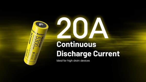 BATTERI LI-ION 3,6V/NL2153HP (5300MAH) NITECORE