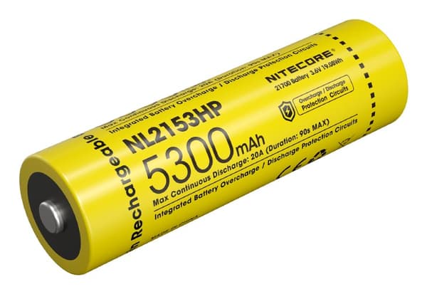 BATTERI LI-ION 3,6V/NL2153HP (5300MAH) NITECORE