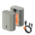 Miniatyrbillede 1 af 2: NP-FZ100 Batteri, 2600mAh Kapacitet, USB Opladelig,2 stk. batteri