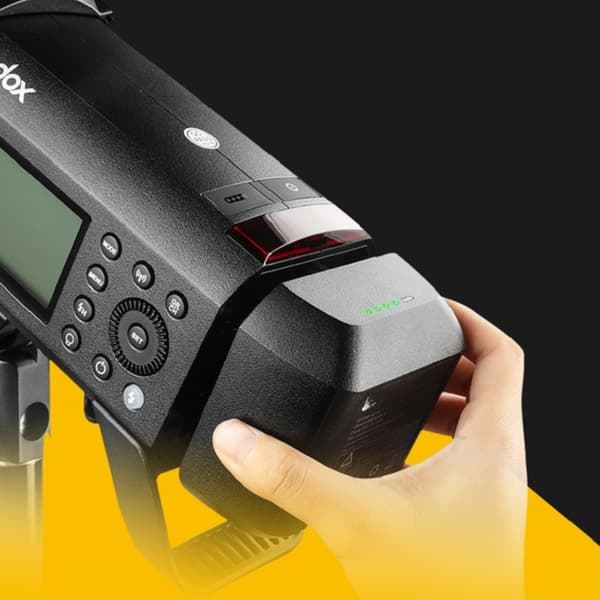 Godox AD400Pro Batteripakke, 21,6 V Spænding, 2600mAh Kapacitet, 390 Fulde Effekt Blitze