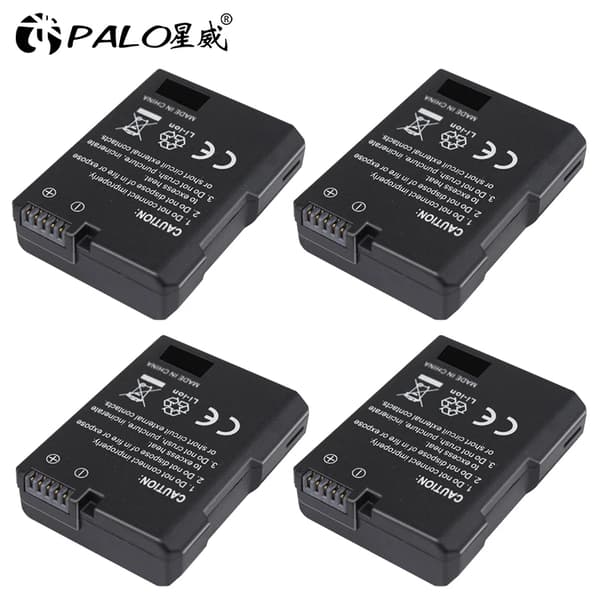 PALO EN-EL14 Akun, 1200mAh Kapasiteetti, LCD Kaksois-USB Laturi,4KPL