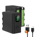 Miniatyrbillede 1 af 2: NP-F970 Batteri, 9600mAh Kapacitet, Type-C Opladning,2 stk batteri