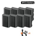 Pikkukuva 2 / 2: Canon LP-E6 -akku, 2400mAh kapasiteetti, yhteensopiva Canon EOS -kameroiden kanssa,8kpl Akku
