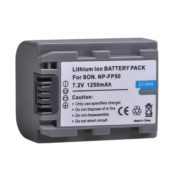 NP-FP50 Akun, 1250mAh Kapasiteetti, Yhteensopiva Erilaisten Sony Mallien Kanssa,1 Akun