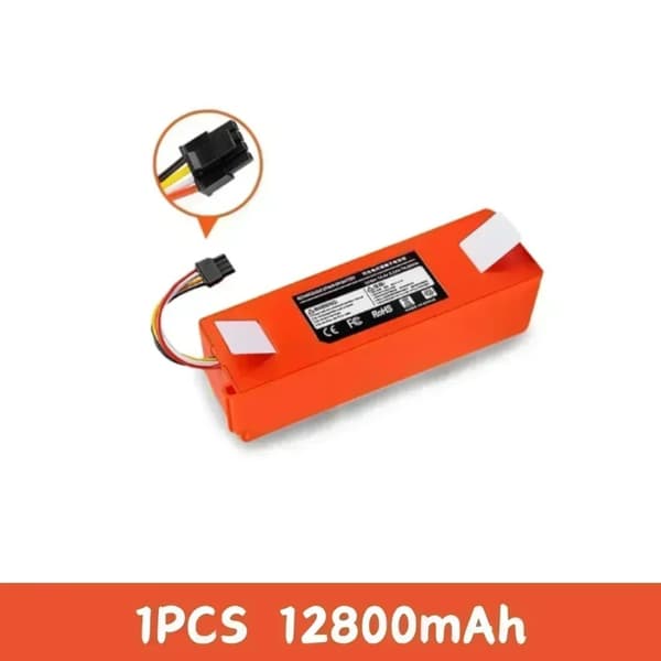 Robottipölynimurin akku, Li-Ion-tyyppi, yhteensopiva malli,12800mAh