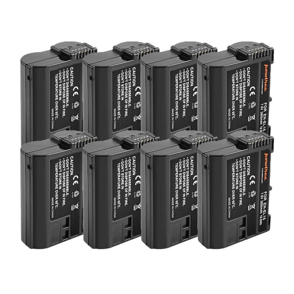 Nikon Kamerabatteri, 70V Kapacitet, Kompatibel med Z5 Z6 Z7 D780, 8 PCS batteri