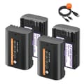 Pikkukuva 1 / 2: LP-E6 akku Canon kameroille, USB-lataus, 2600mAh kapasiteetti,4 kpl paristoja