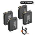 Pikkukuva 2 / 2: LP-E12 Ladattava akku, 1800mAh kapasiteetti, Type-C-syöttö Canon-kameroille,4 kpl LP-E12 akkua